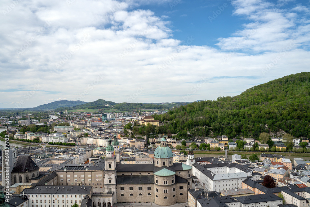 Blick auf Salzburg in Österreich