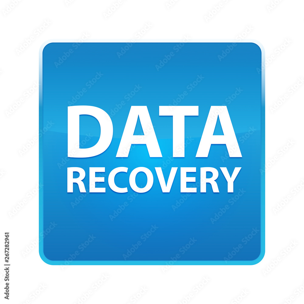 Data Recovery shiny blue square button Data Recovery shiny blue square button