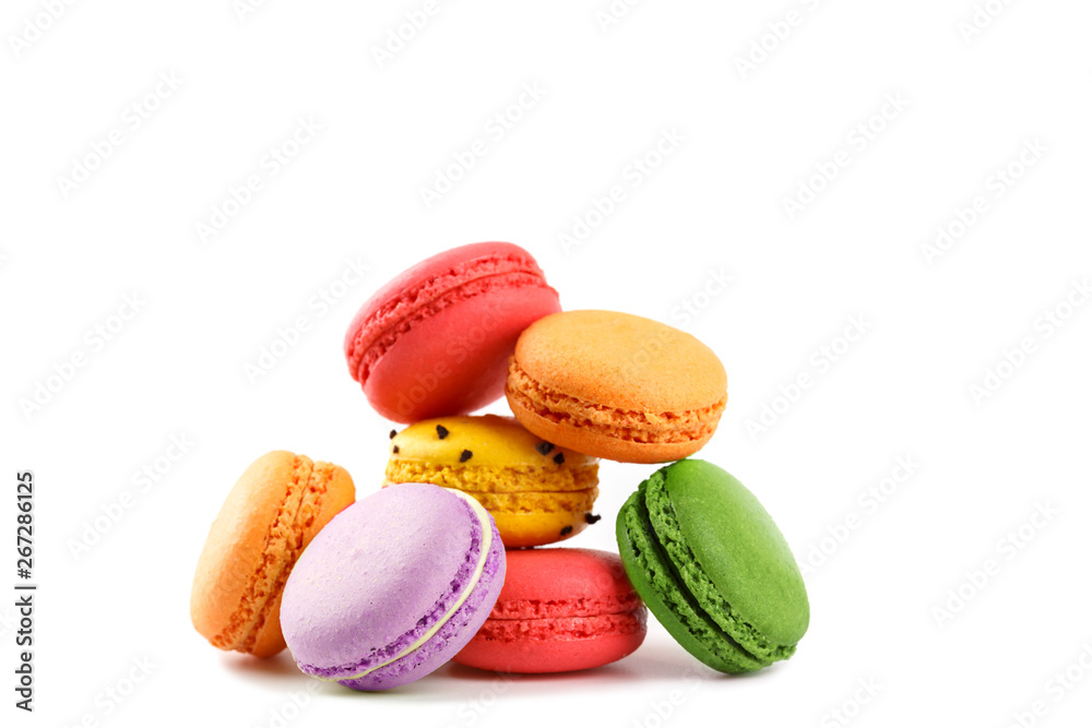 Fototapeta premium Colorful french macarons