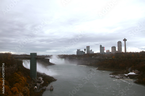 Niagara Falls Waterfall and Skyline
