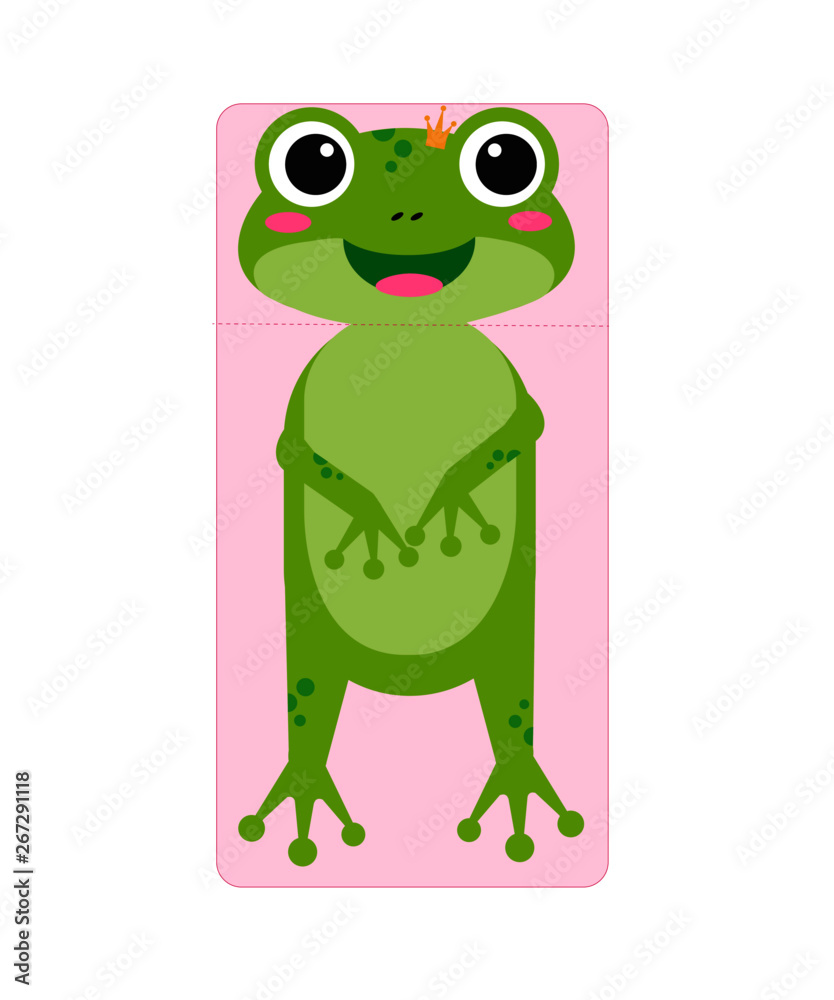 Fototapeta premium illustration of a frog