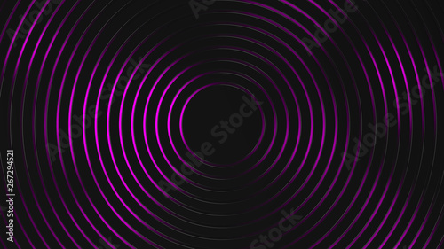 grey and purple circles modern background illustration, 3d render 