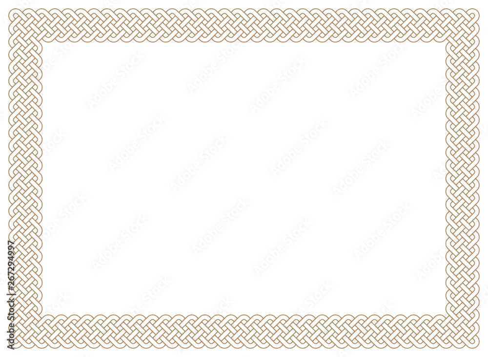 Brawn ornamental decorative line frame. Brawn ornamental decorative line frame.