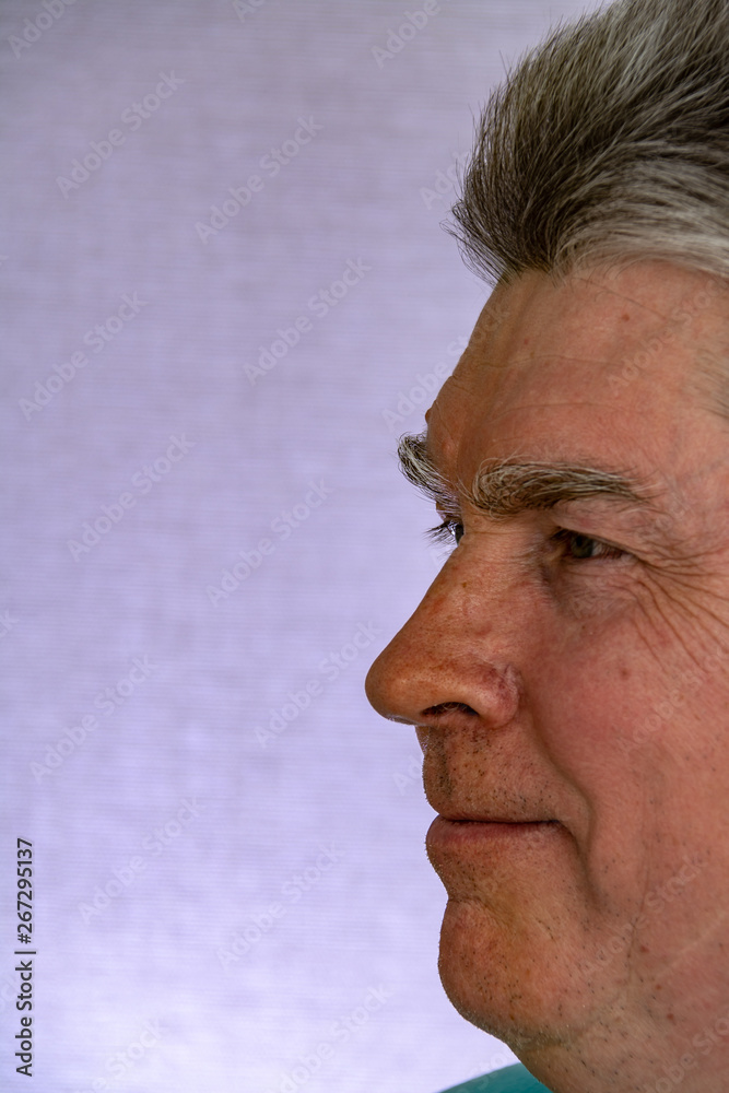 Obraz premium Face, facial expressions, feelings, emotions, self-portrait