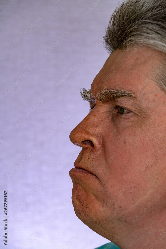 Obraz premium Face, facial expressions, feelings, emotions, self-portrait