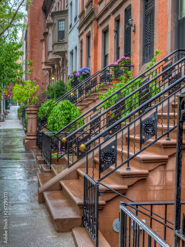 New York City upper East side on rainy day © John Anderson