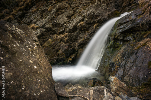 gveleti waterfall kazbegi national park