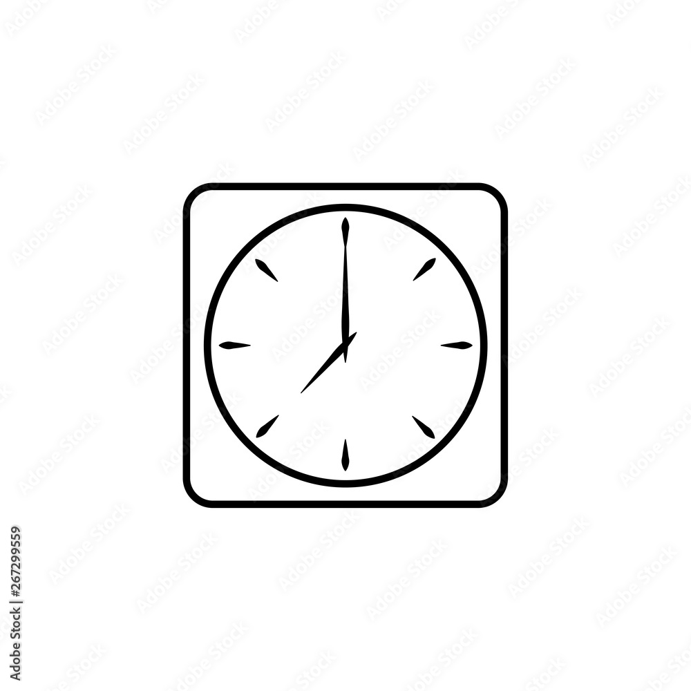 Clock Vector Icon Clock Vector Icon