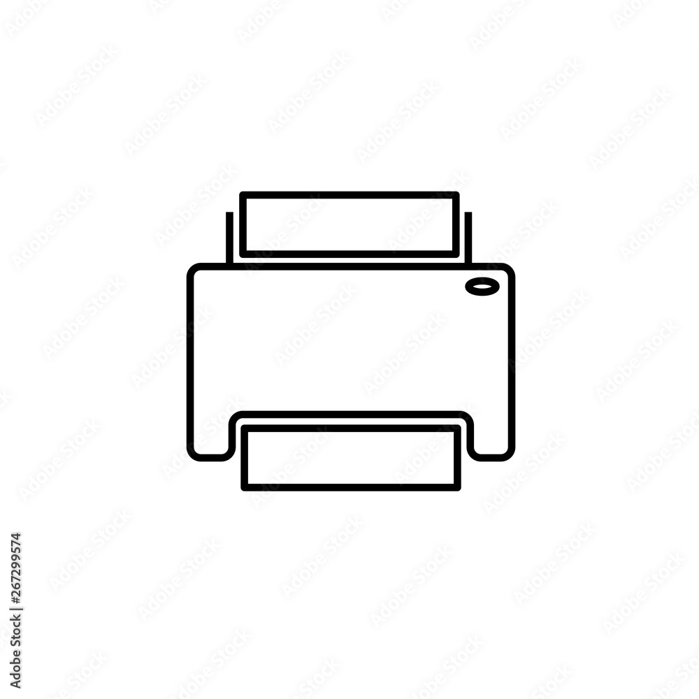 Printer Icon Vector Illustration Eps10 Printer Icon Vector Illustration Eps10