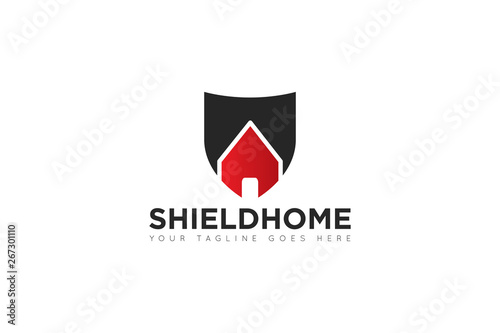shield home logo and icon vector illustration design template Free Download shield home logo and icon vector illustration design template - GFXLoad