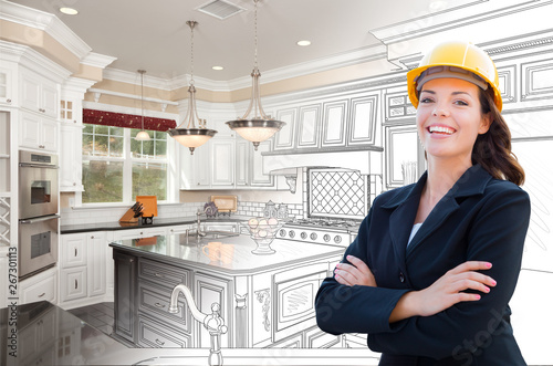 Smiling Female Contractor O...