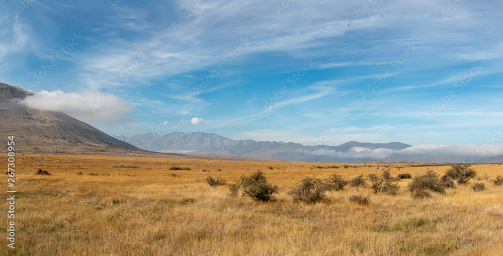 Scenery of Hakatere Conservation Park, New Zealand Scenery of Hakatere Conservation Park, New Zealand