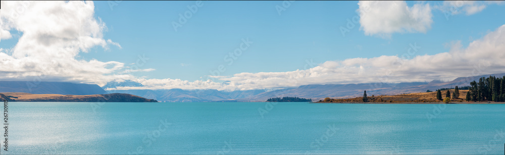 Lake Tekapo, New Zealand, Panorama