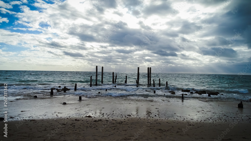 pier on the beach