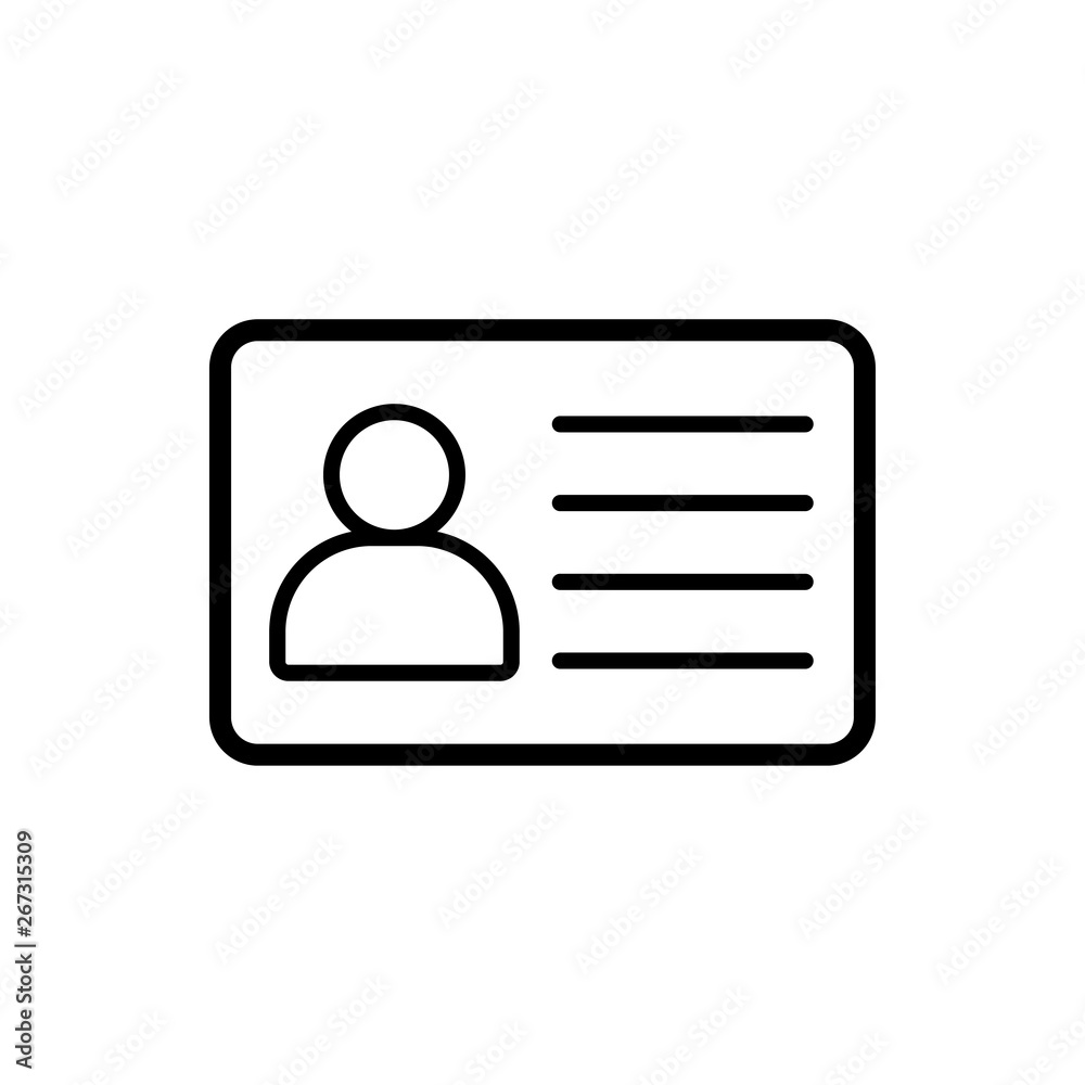 id card icon id card icon