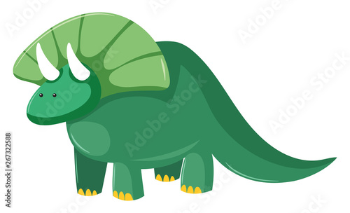 Image of cute dinosaur - dinosaur, vector or color illustration. photo