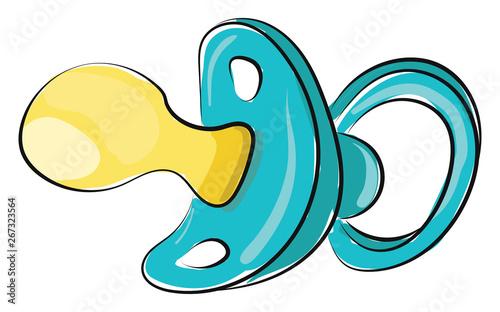Nipple, vector or color illustration.