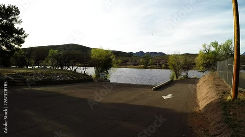 Wallpaper Mural Boat Launching Ramp At Patagonia Lake State Park- Arizona Torontodigital.ca