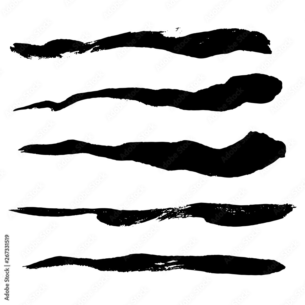 Ink vector brush strokes background. Vector illustration. Grunge texture. Ink vector brush strokes background. Vector illustration. Grunge texture.