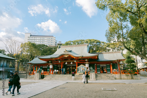 Ikuta Shrine (Ikuta-jinja) is a Shinto shrine in the Chūō Ward of Kobe, Japan, and is possibly among the oldest shrines in the country.
