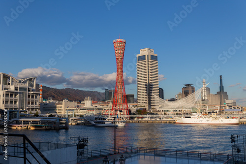 The Port of Kobe is a Japanese maritime port in Kobe, Hyōgo in the greater Osaka area photo