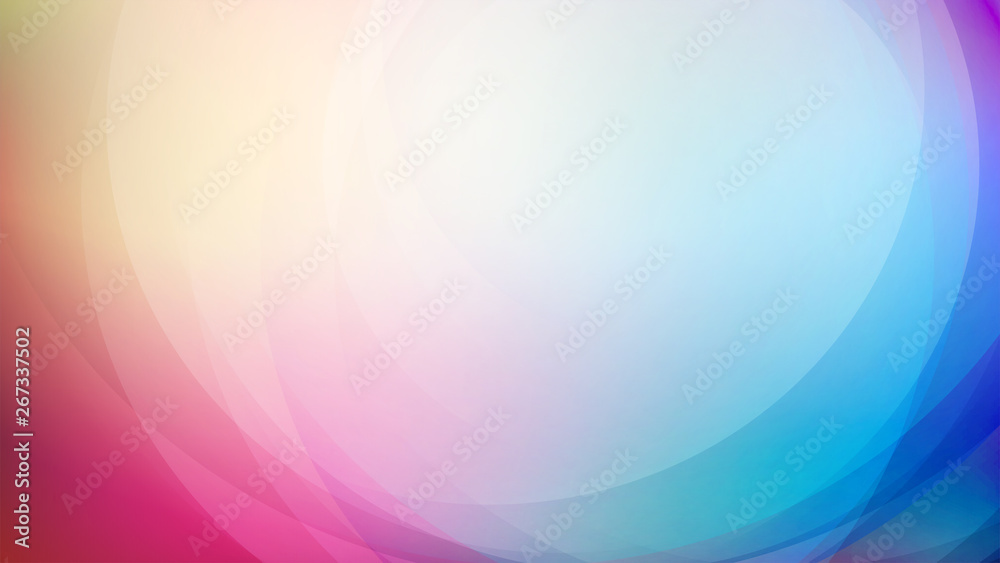 Obraz premium Curved abstract colorful background