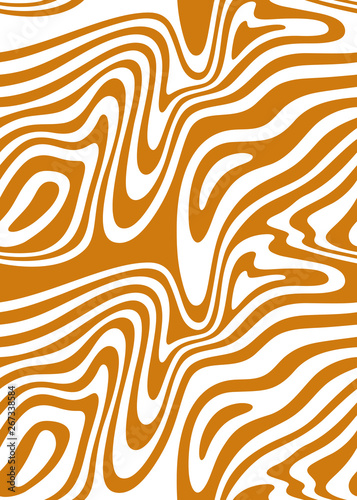 Vector Seamless Pattern with Flowing Salted Caramel. Creative Food Background for Packaging Design and Advertisement