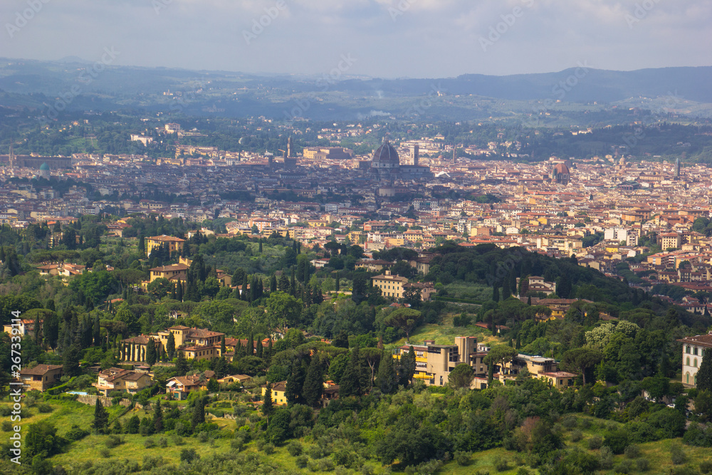 Panorama Blick auf Florenz