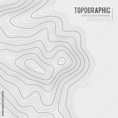 Grey contours vector topography. Geographic mountain topography vector illustration. Topographic pattern texture. Map on land vector terrain. Elevation graphic contour height lines. Topographic map