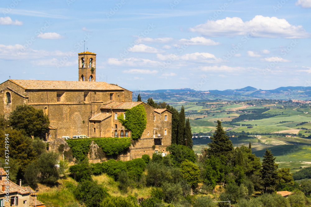 Montalcino, Panoramamit Val d´Orcia