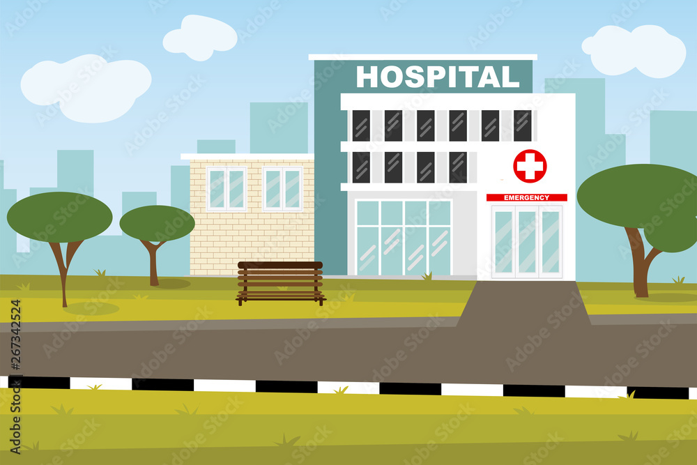 The professional medical center for health life concept with cartoon, anime and background - vector illustration Eps 10. The professional medical center for health life concept with cartoon, anime and background - vector illustration Eps 10.