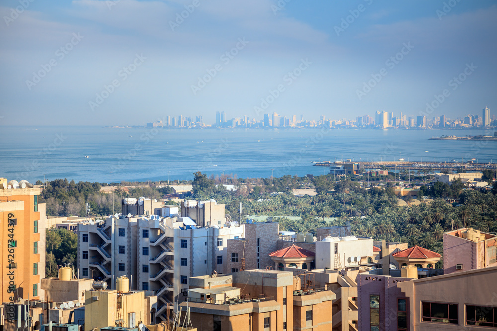 Naklejka premium Architecture of Kuwait City