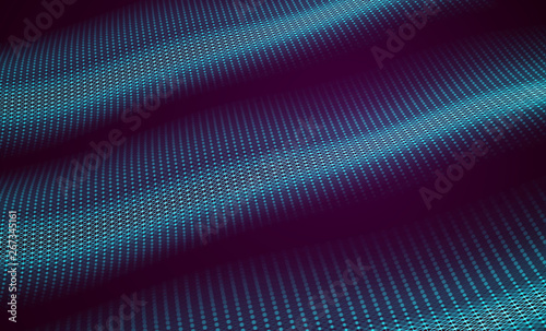 EPS 10. 4IR fourth industrial revolution with blockchain technology network. Data technology abstract futuristic illustration . Low poly shape with connecting dots and lines on dark background. 3D