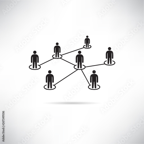 people network, people connection icon