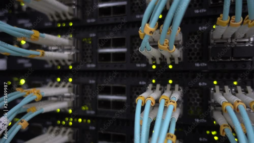 Fiber Optical connector interface. Rack Mounted Servers In A Server ...