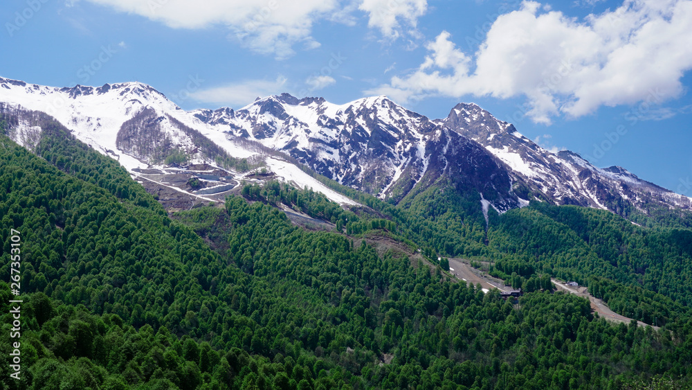 Rosa Khutor. Caucasus Mountains