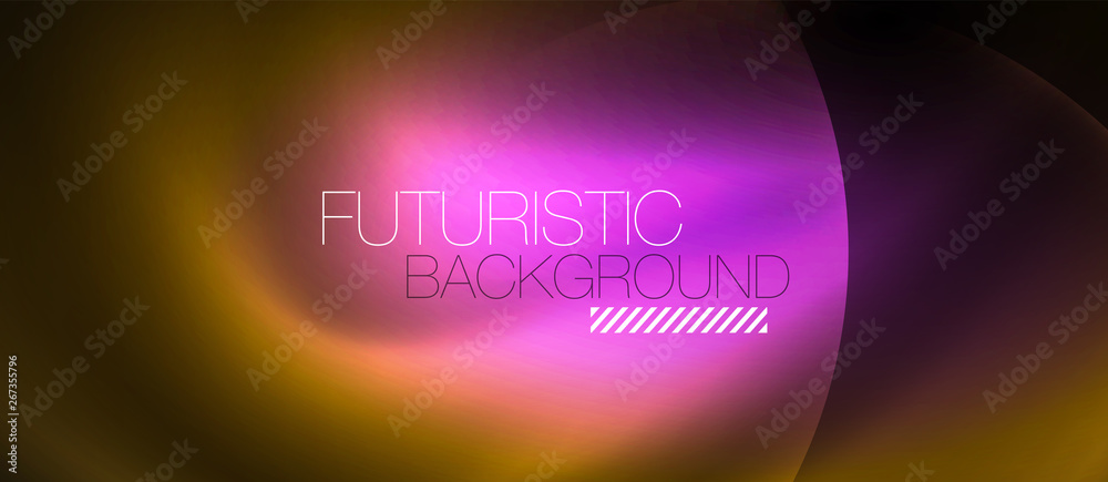 Shiny neon circles abstract background Shiny neon circles abstract background