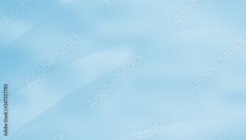Blue sky with curves. Abstract background vector illustration.