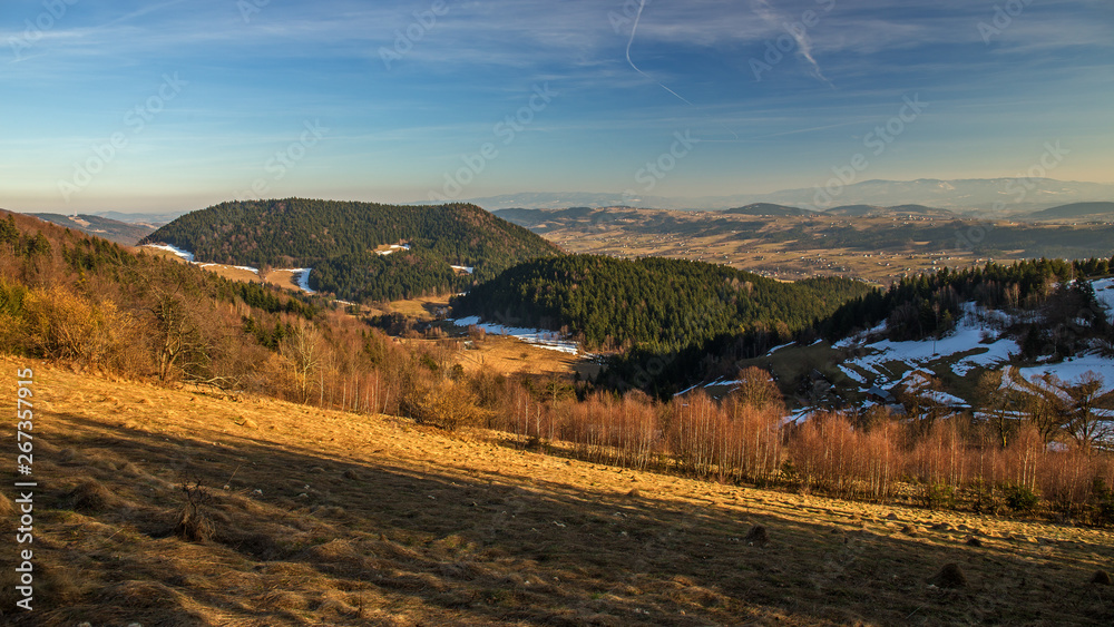 Fototapeta Beskid Wyspowy - Góry Karpaty