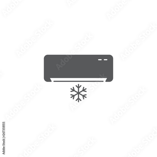 air conditioner vector icon concept, isolated on white background