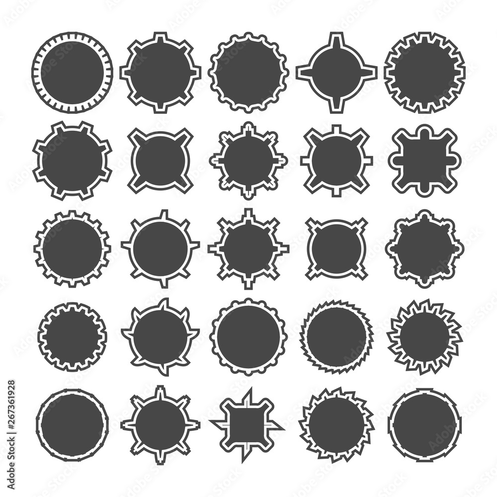 gear and cog icons