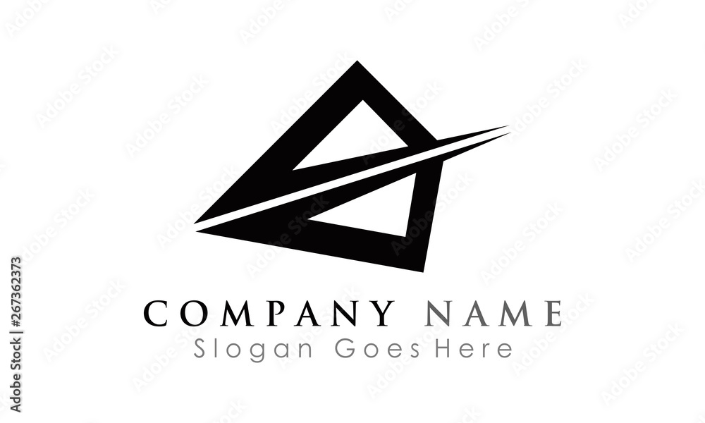 Naklejka premium arrow logo vector