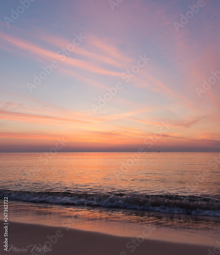 sunset the Baltic sea © Maksim Maltsev