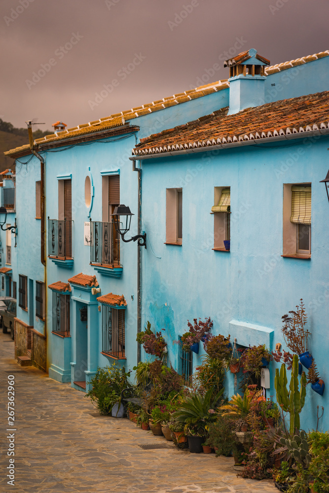 Juzcar blue village, Andalusia