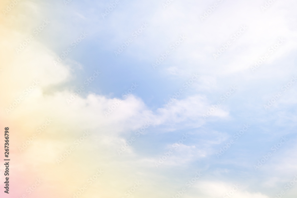 Obraz premium Cloud background with a pastel colour