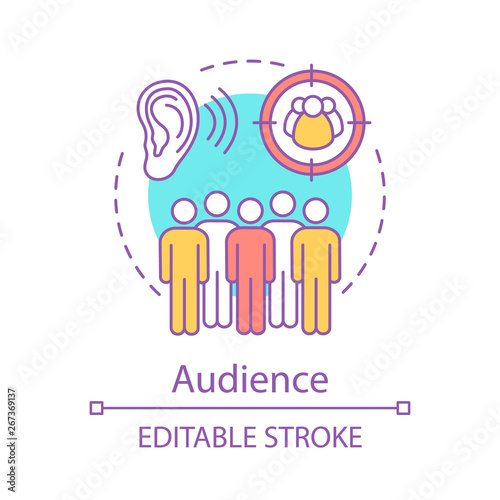 Audience concept icon