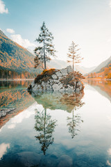 Keuken achterwand Wit Hintersee meer bij zonsondergang Beieren  © JFL Photography