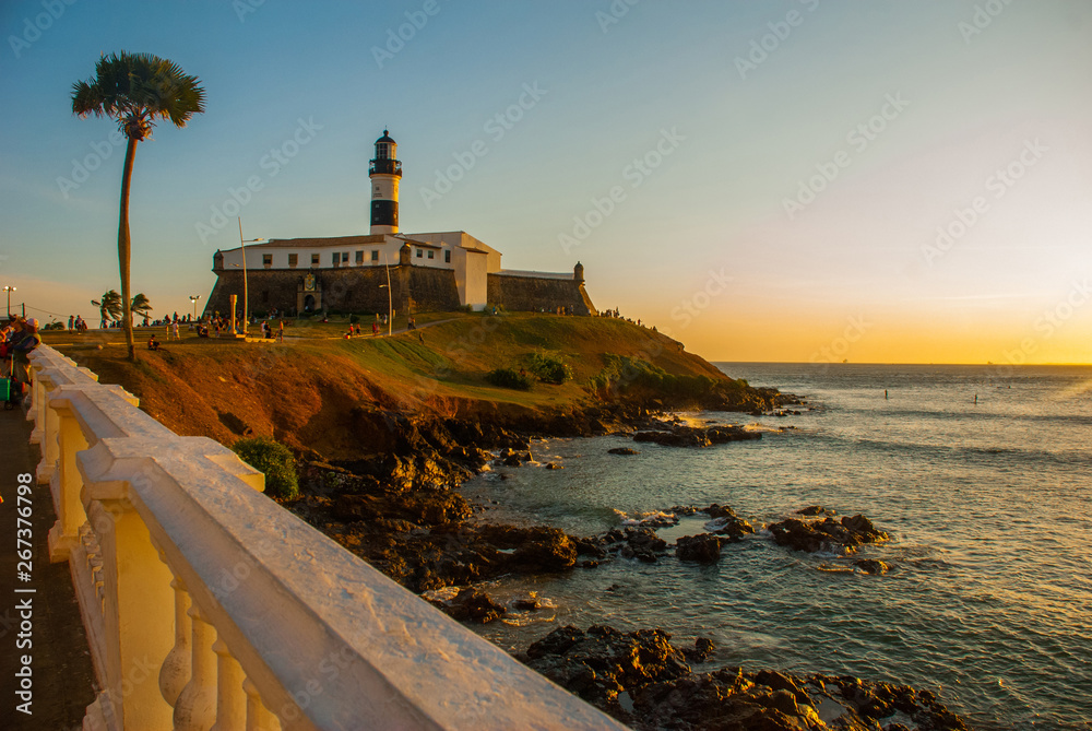 Fotografie SALVADOR, BRAZIL: Sunset