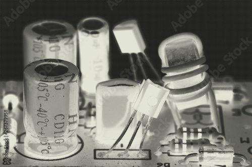 Circuit board of Fluorescent lamp In each filter