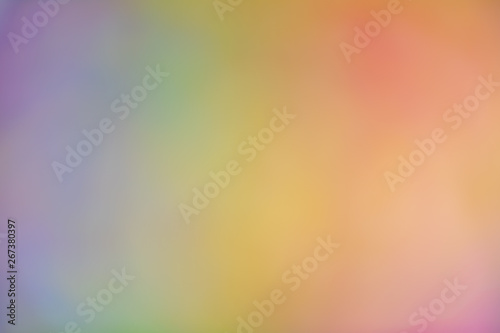 Rainbow color blur background from rubber band